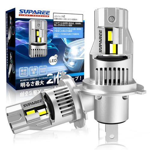 Amazon | 【新規改良爆光H4モデル】SUPAREE H4 LED ヘッドライト